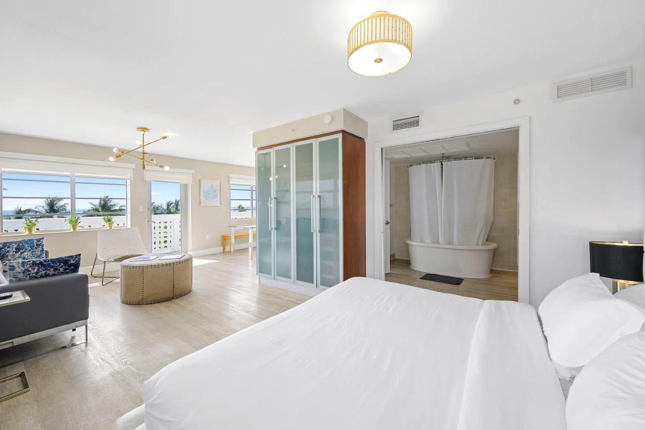 Ocean Drive Apartments With Rooftop Pool, South Beach, Miami Μαϊάμι Μπιτς Εξωτερικό φωτογραφία